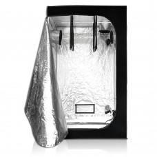 LAGarden 4x4x6.5Ft 100% Reflective Diamond Mylar Hydroponics Indoor Grow Tent Non Toxic Planting Room 48x48x78"   